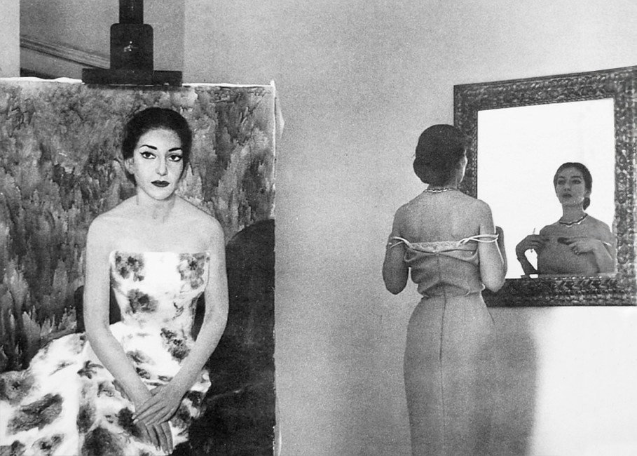 Il quadro della Callas è quasi finito